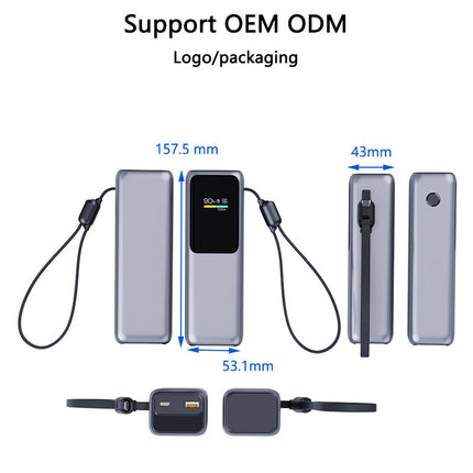 Fast Charging  Power Bank 20000mAh 100W PD Fast Charging