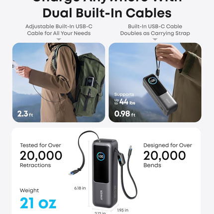 Anker Power Bank, 25,000mAh 165W Ultra-Fast