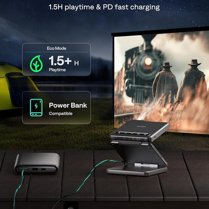 Mini Pocket Projector Triple Folding
