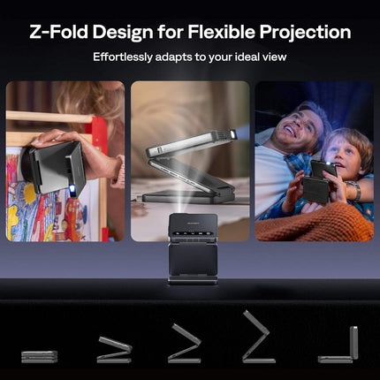 Mini Pocket Projector Triple Folding