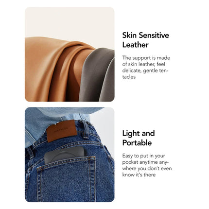 Magnetic Wireless Power Bank 10000mAh, 15W Wireless + PD 20W, 22.5W Max, USB-C + USB-A, Leather Stand