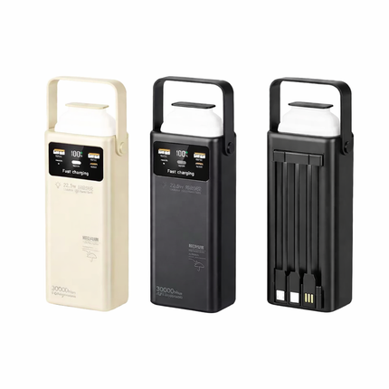 30000mAh 22.5W Super Fast Charging Power Bank with Dual Type-C & USB Output (Model N-36)