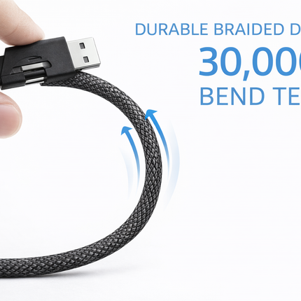 4-in-1 Fast Charging + Data Sync Cable (1m, 65W)