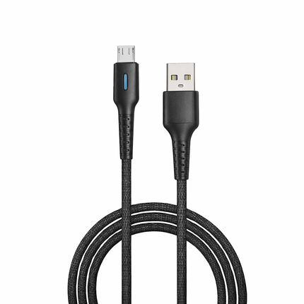 Light Cable USB to Type-C, 100cm, 3.1A, Nylon Braided