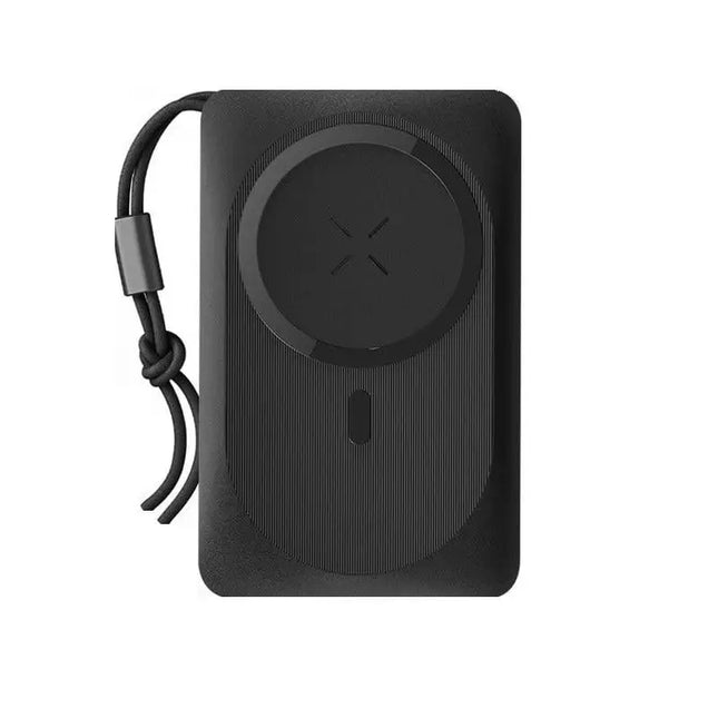 Magnetic Wireless Power Bank 10000mAh, 15W Wireless + PD 20W, 22.5W Max, USB-C + USB-A, Lightning Input